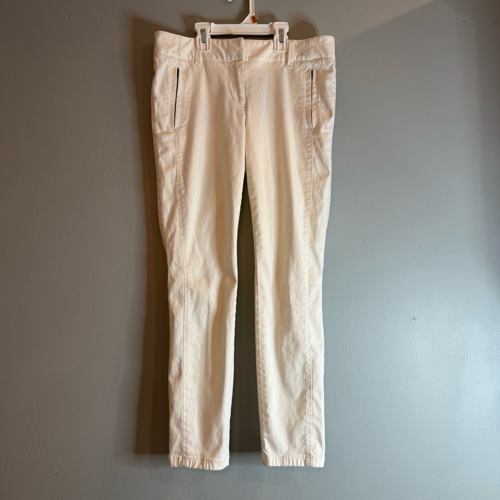 LOFT Off-White Trousers